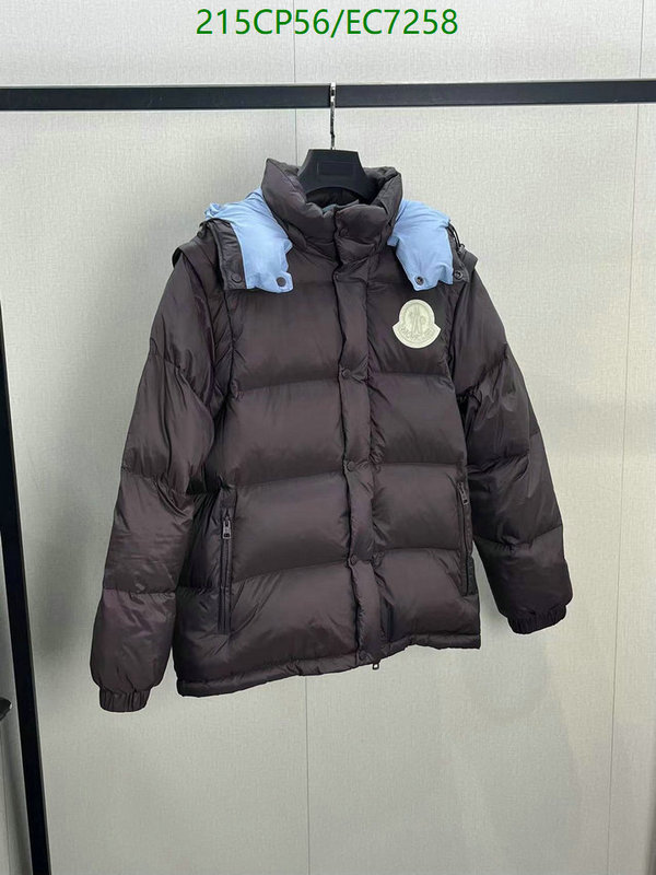Moncler-Down jacket Men Code: EC7258 $: 215USD