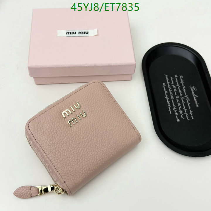 Miu Miu-Wallet-4A Quality Code: ET7835 $: 45USD