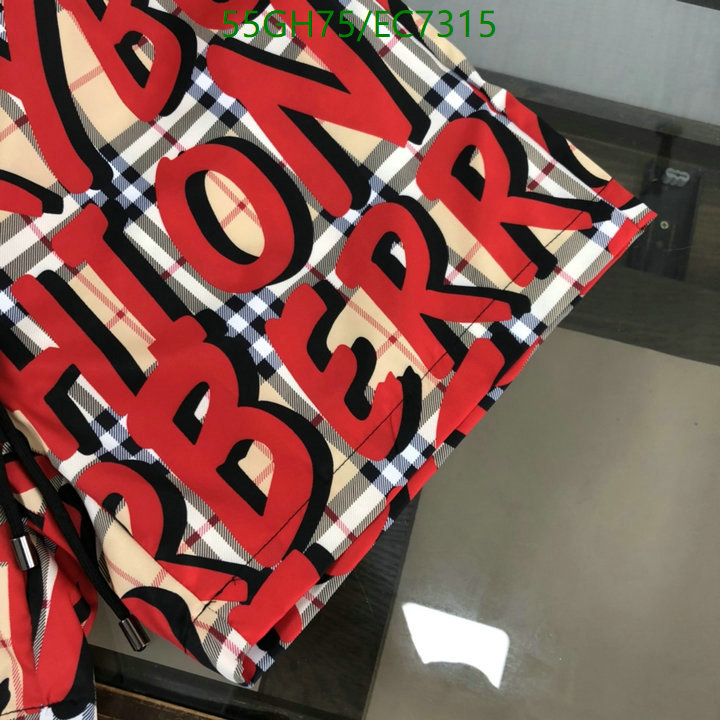 Burberry-Clothing Code: EC7315 $: 55USD