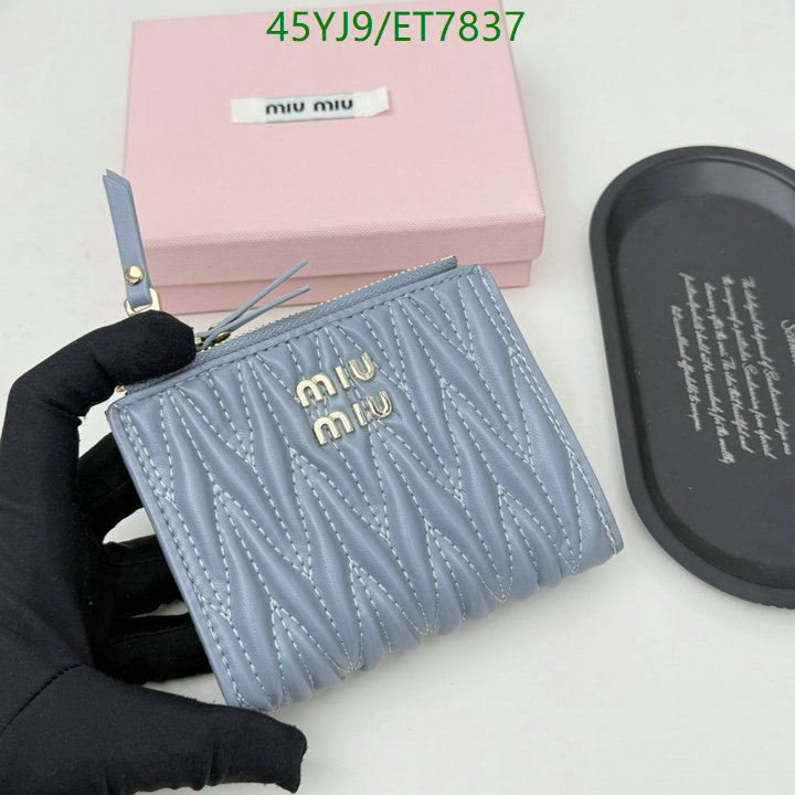 Miu Miu-Wallet-4A Quality Code: ET7837 $: 45USD