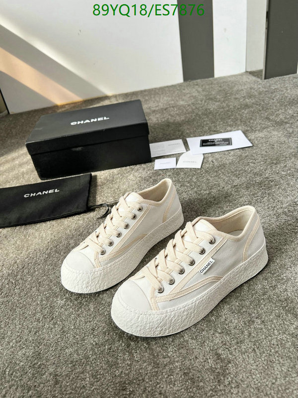 Chanel-Women Shoes Code: ES7876 $: 89USD