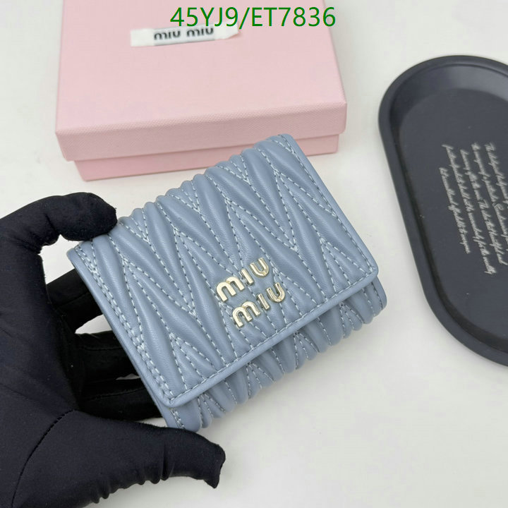 Miu Miu-Wallet-4A Quality Code: ET7836 $: 45USD