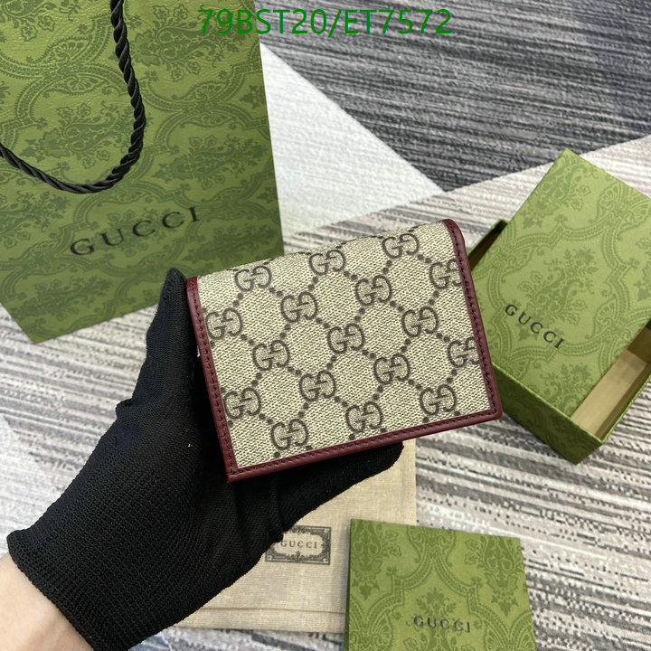 Gucci-Wallet Mirror Quality Code: ET7572 $: 79USD