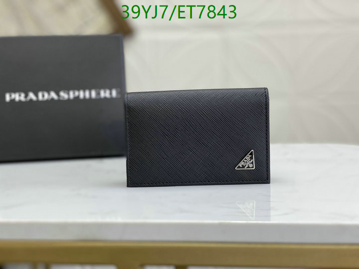 Prada-Wallet-4A Quality Code: ET7843 $: 39USD