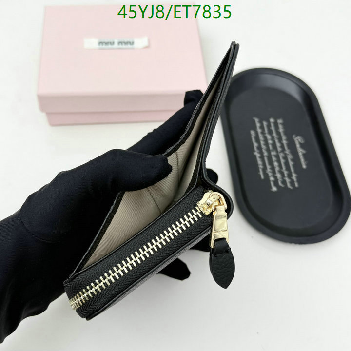 Miu Miu-Wallet-4A Quality Code: ET7835 $: 45USD