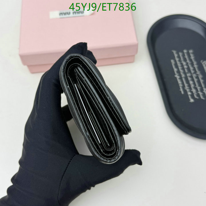 Miu Miu-Wallet-4A Quality Code: ET7836 $: 45USD