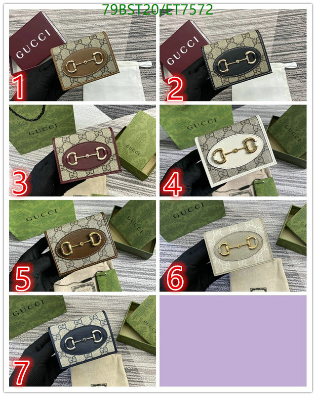 Gucci-Wallet Mirror Quality Code: ET7572 $: 79USD
