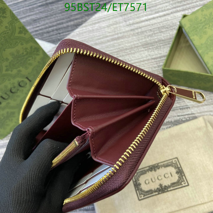 Gucci-Wallet Mirror Quality Code: ET7571 $: 95USD