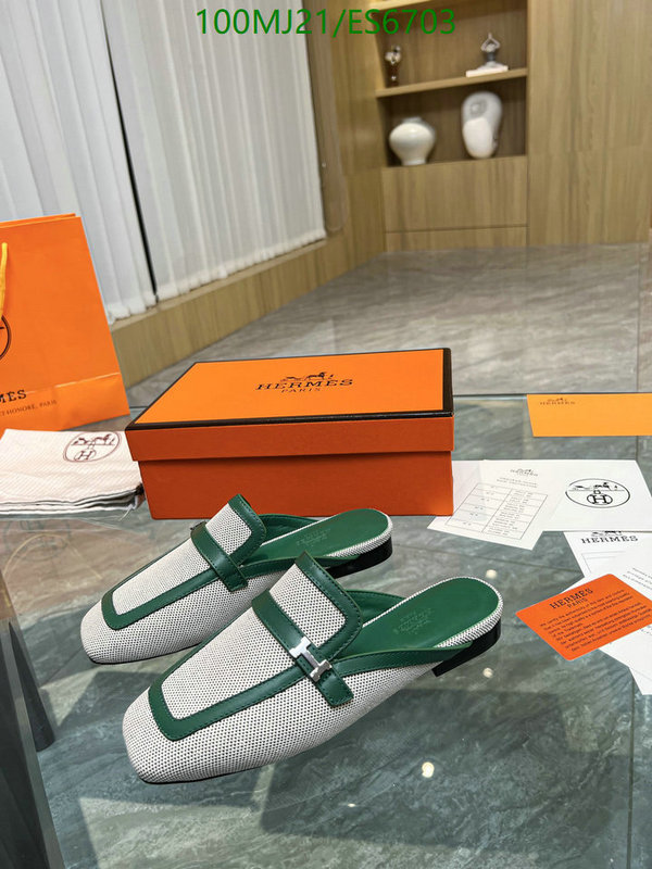 Hermes-Women Shoes Code: ES6703 $: 100USD