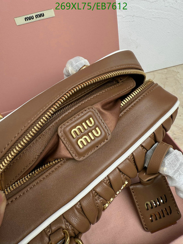 Miu Miu-Bag-Mirror Quality Code: EB7612 $: 269USD