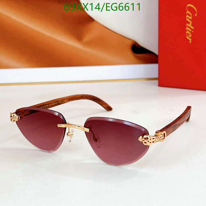 Cartier-Glasses Code: EG6611 $: 69USD