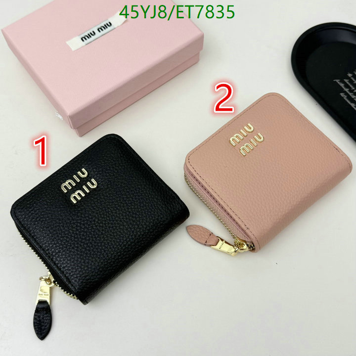 Miu Miu-Wallet-4A Quality Code: ET7835 $: 45USD