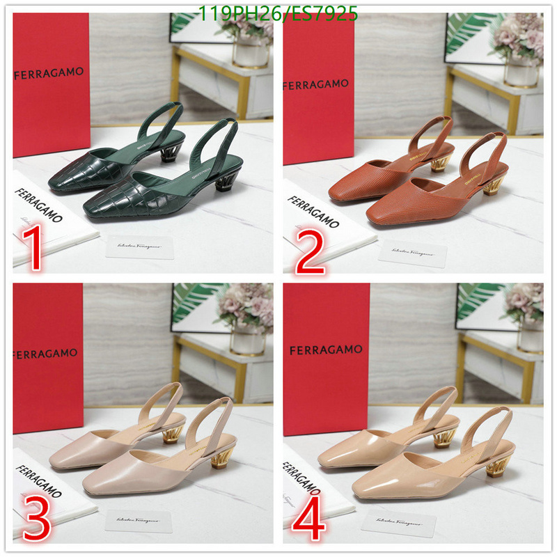 Ferragamo-Women Shoes Code: ES7925 $: 119USD