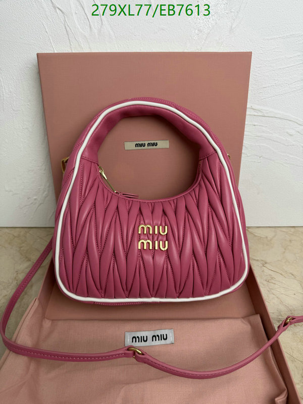 Miu Miu-Bag-Mirror Quality Code: EB7613 $: 279USD