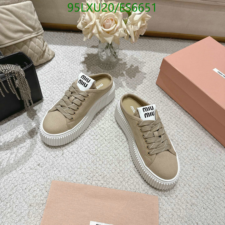 Miu Miu-Women Shoes Code: ES6651 $: 95USD