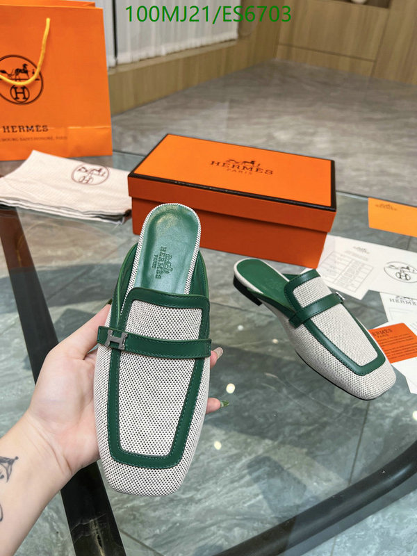 Hermes-Women Shoes Code: ES6703 $: 100USD