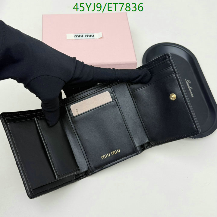 Miu Miu-Wallet-4A Quality Code: ET7836 $: 45USD
