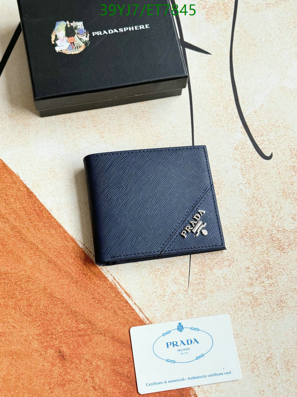 Prada-Wallet-4A Quality Code: ET7845 $: 39USD