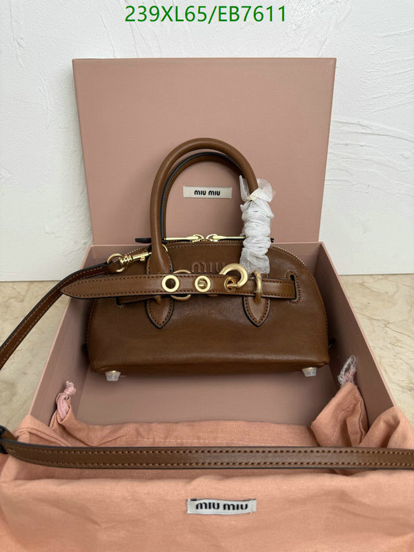 Miu Miu-Bag-Mirror Quality Code: EB7611 $: 239USD