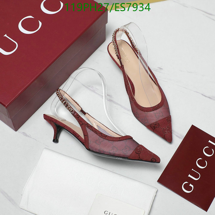 Gucci-Women Shoes Code: ES7934 $: 119USD
