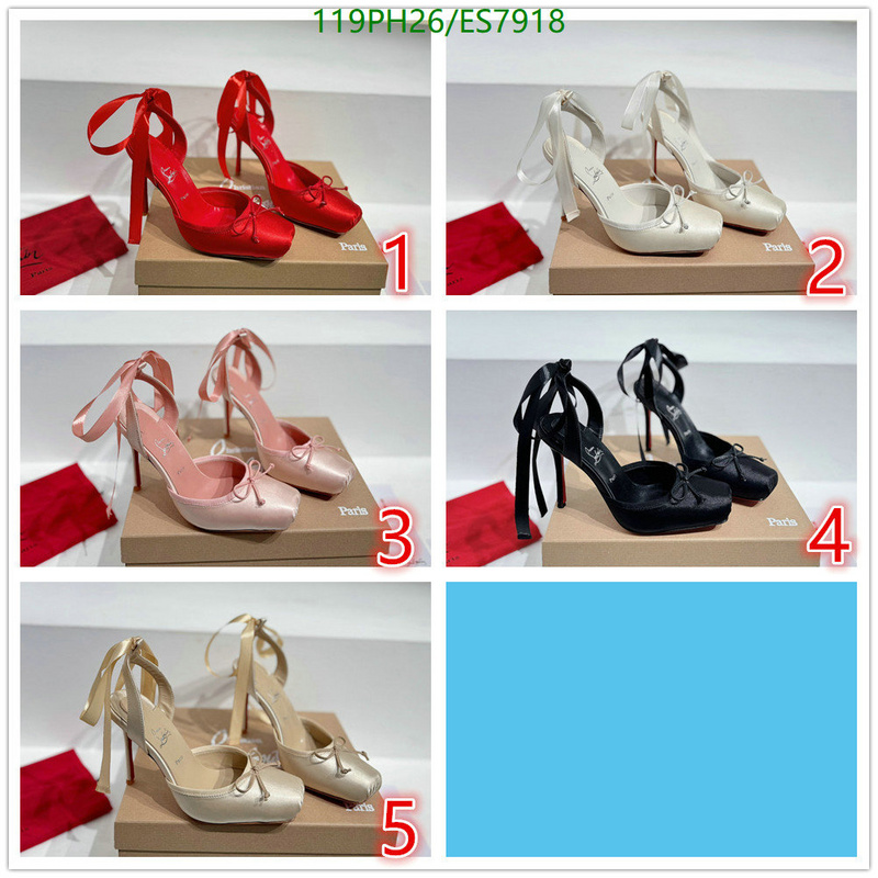 Christian Louboutin-Women Shoes Code: ES7918 $: 119USD
