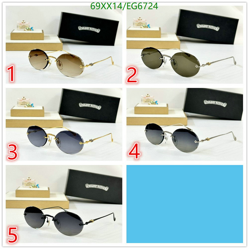 Chrome Hearts-Glasses Code: EG6724 $: 69USD