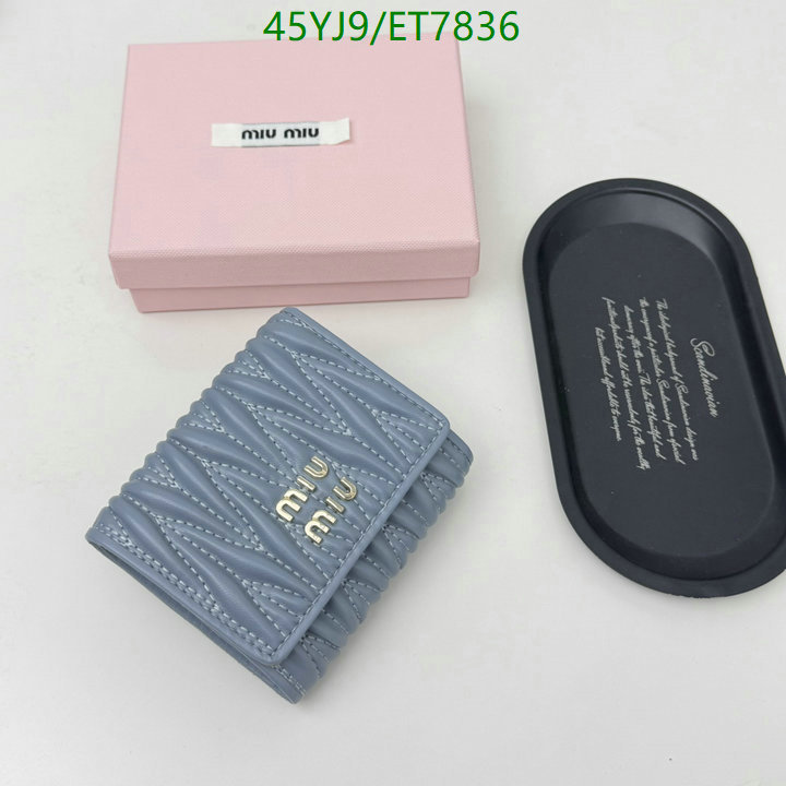 Miu Miu-Wallet-4A Quality Code: ET7836 $: 45USD