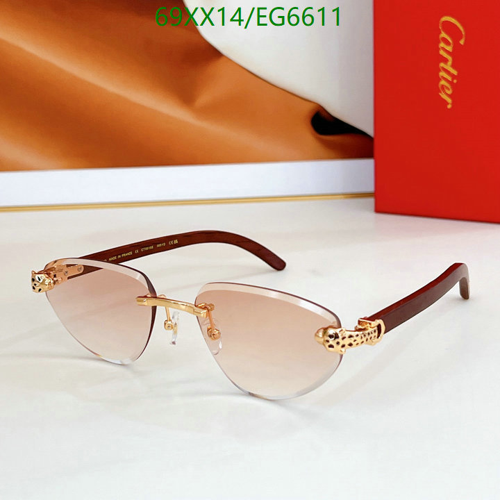 Cartier-Glasses Code: EG6611 $: 69USD