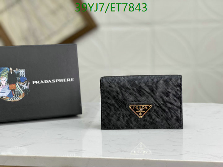 Prada-Wallet-4A Quality Code: ET7843 $: 39USD