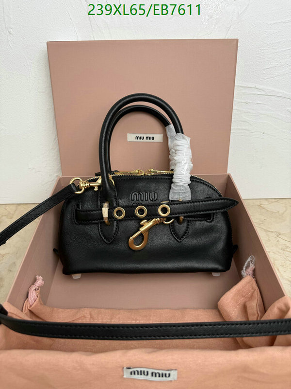 Miu Miu-Bag-Mirror Quality Code: EB7611 $: 239USD