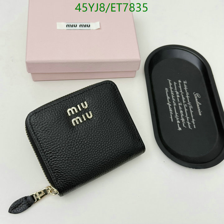 Miu Miu-Wallet-4A Quality Code: ET7835 $: 45USD