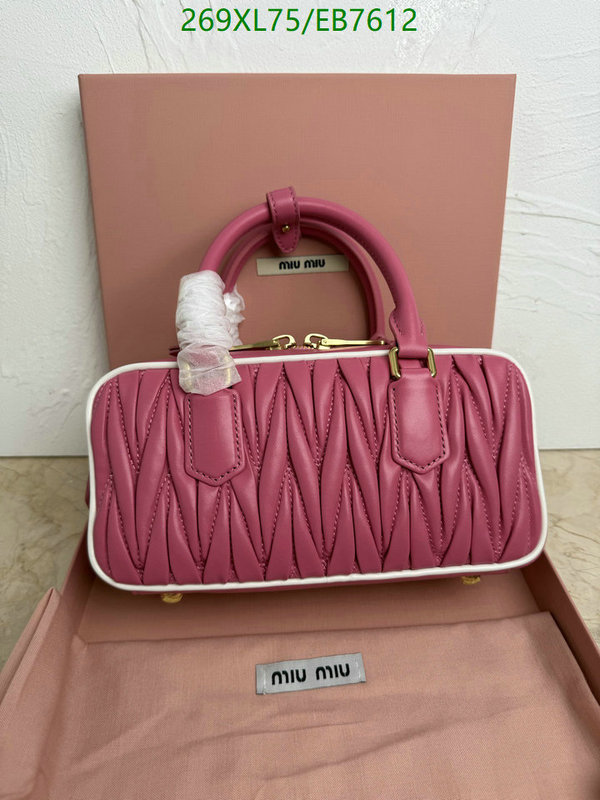 Miu Miu-Bag-Mirror Quality Code: EB7612 $: 269USD