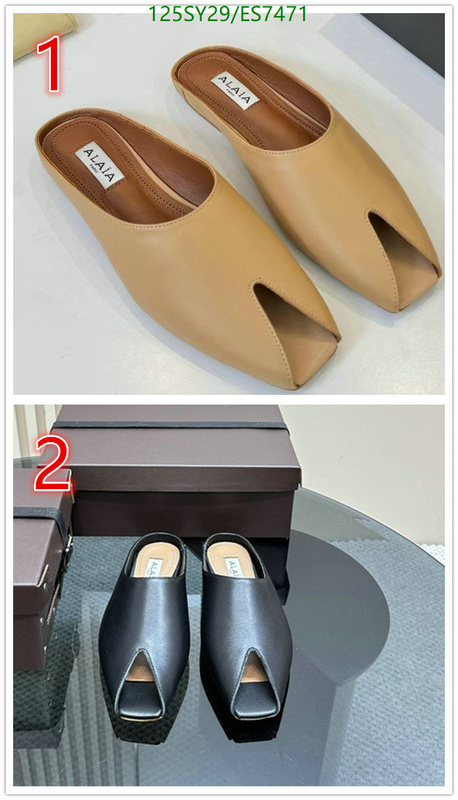 ALAIA-Women Shoes Code: ES7471 $: 125USD