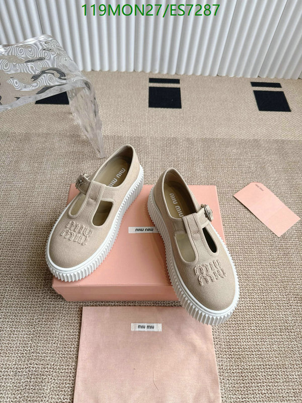 Miu Miu-Women Shoes Code: ES7287 $: 119USD