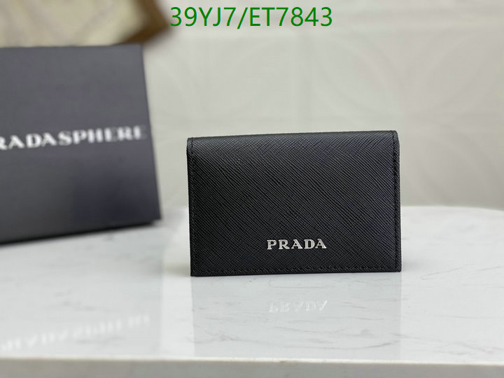 Prada-Wallet-4A Quality Code: ET7843 $: 39USD