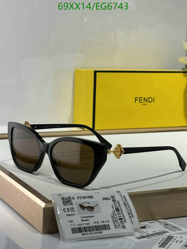 Fendi-Glasses Code: EG6743 $: 69USD