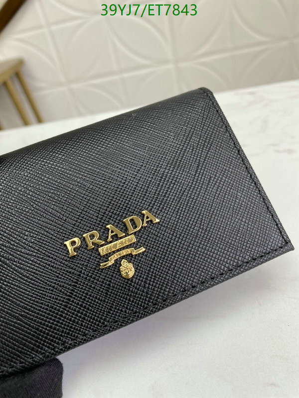 Prada-Wallet-4A Quality Code: ET7843 $: 39USD