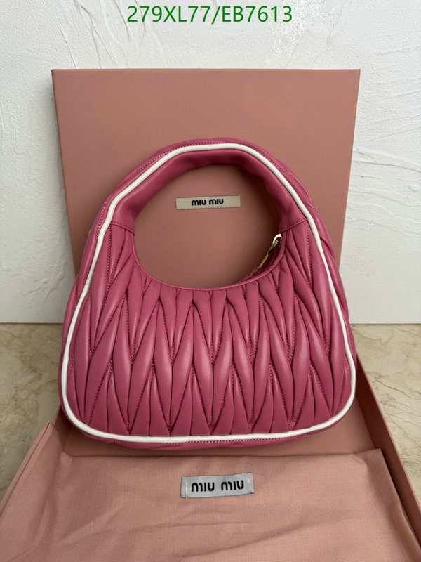 Miu Miu-Bag-Mirror Quality Code: EB7613 $: 279USD