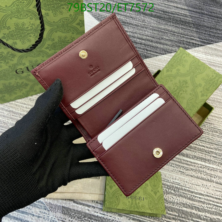 Gucci-Wallet Mirror Quality Code: ET7572 $: 79USD