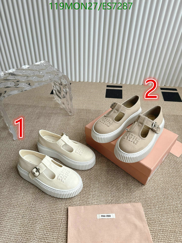 Miu Miu-Women Shoes Code: ES7287 $: 119USD