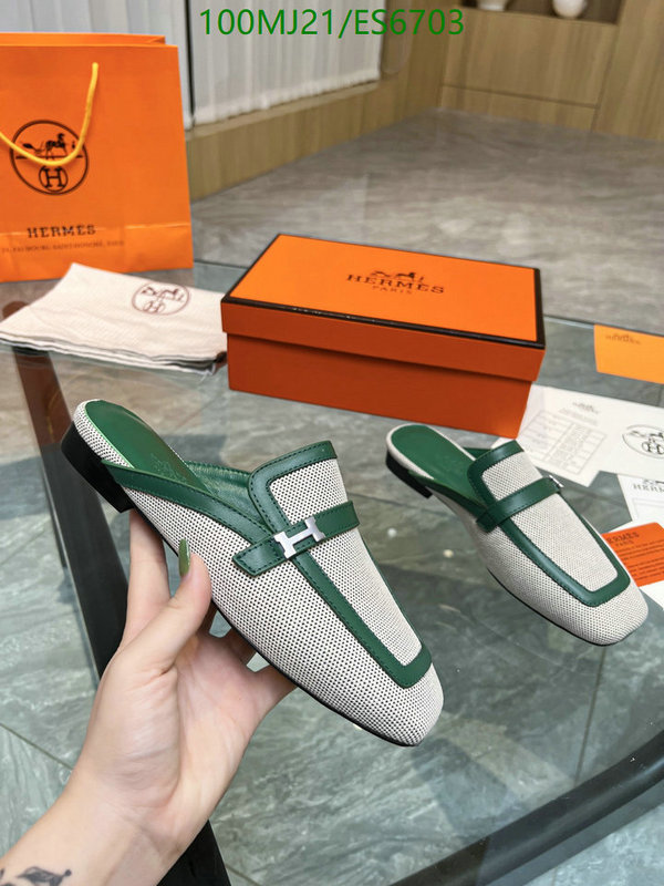 Hermes-Women Shoes Code: ES6703 $: 100USD