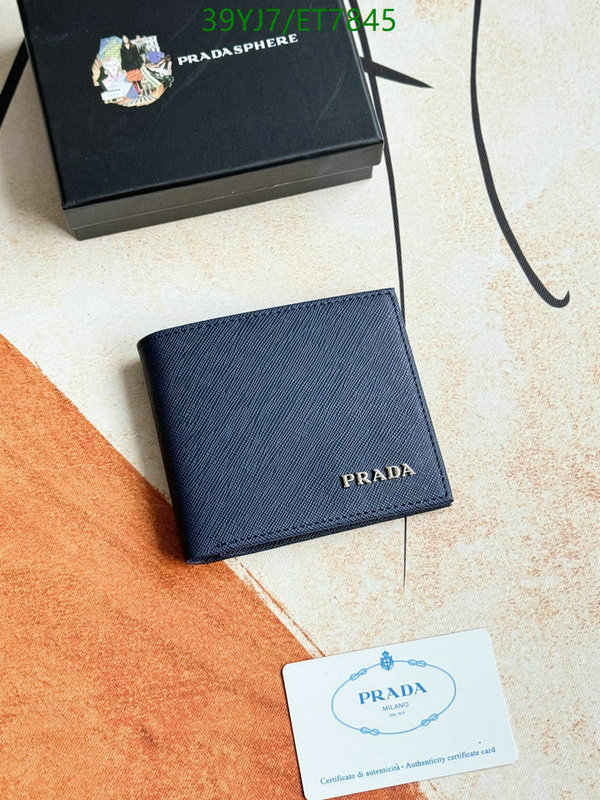 Prada-Wallet-4A Quality Code: ET7845 $: 39USD