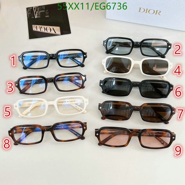 Dior-Glasses Code: EG6736 $: 55USD