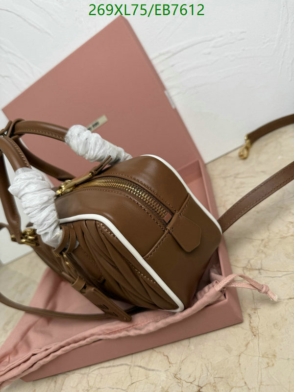 Miu Miu-Bag-Mirror Quality Code: EB7612 $: 269USD