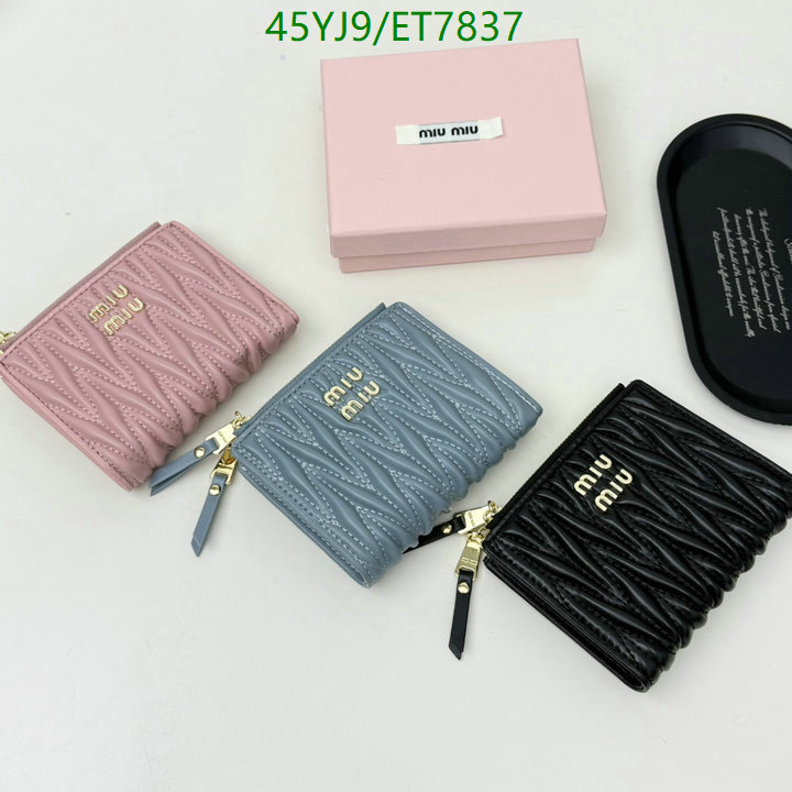 Miu Miu-Wallet-4A Quality Code: ET7837 $: 45USD
