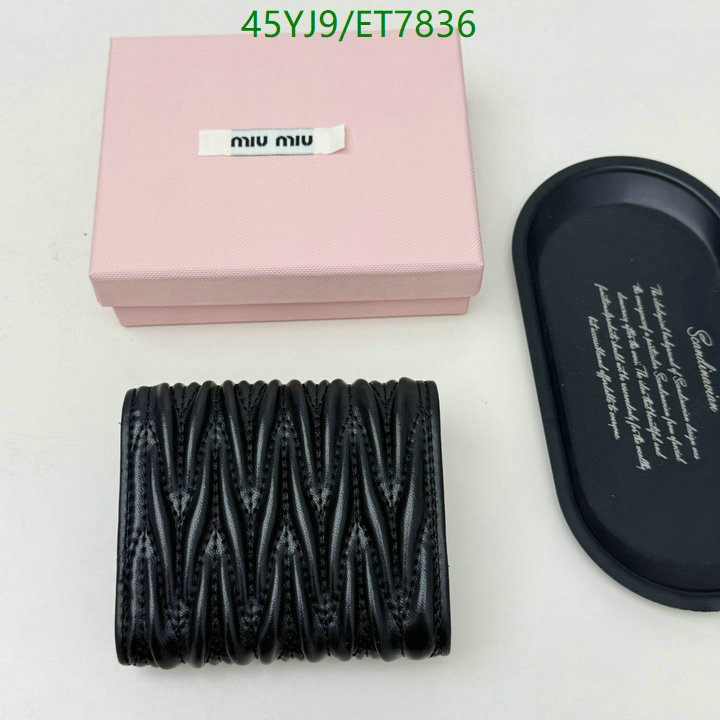 Miu Miu-Wallet-4A Quality Code: ET7836 $: 45USD