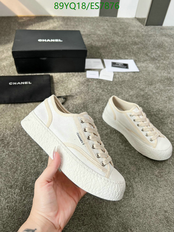 Chanel-Women Shoes Code: ES7876 $: 89USD