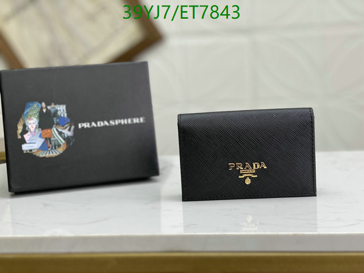 Prada-Wallet-4A Quality Code: ET7843 $: 39USD