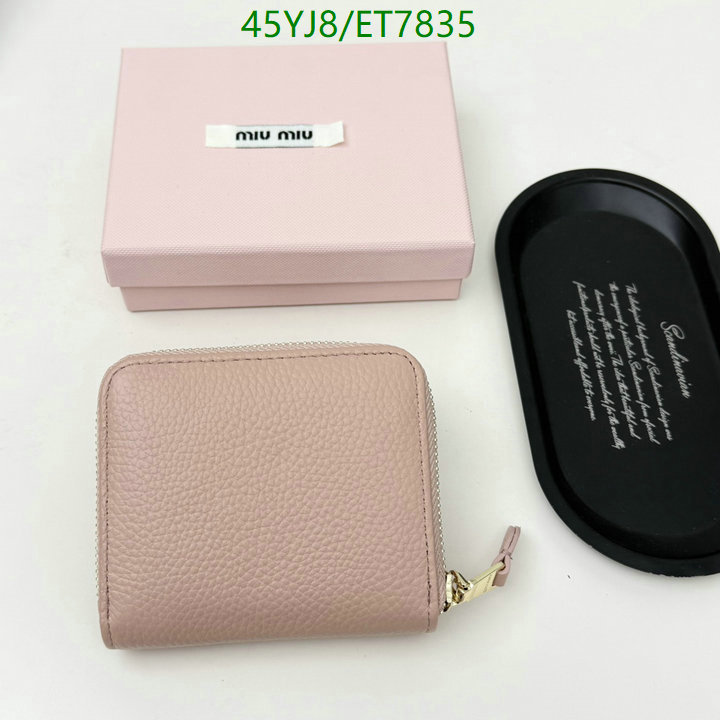 Miu Miu-Wallet-4A Quality Code: ET7835 $: 45USD