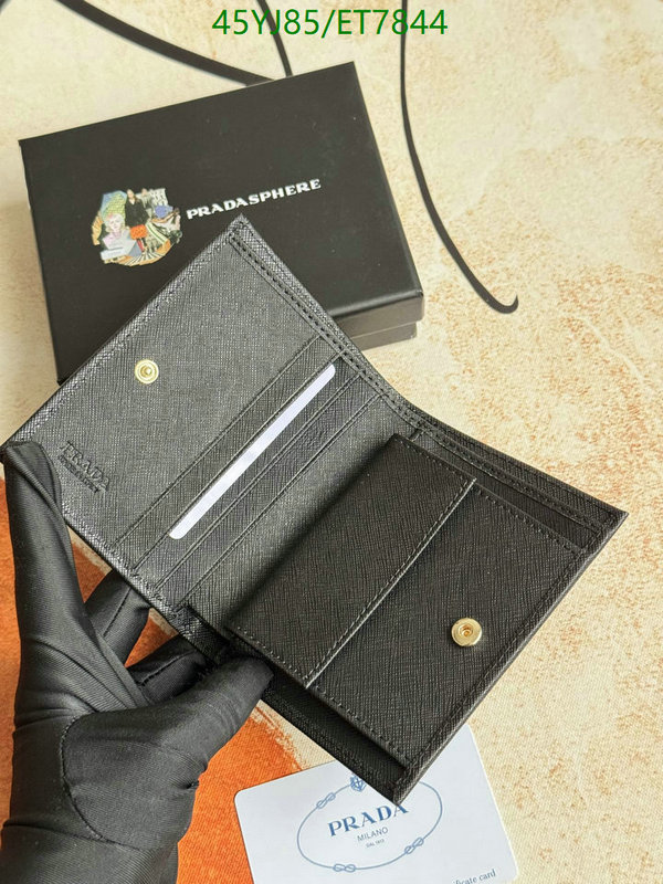 Prada-Wallet-4A Quality Code: ET7844 $: 45USD